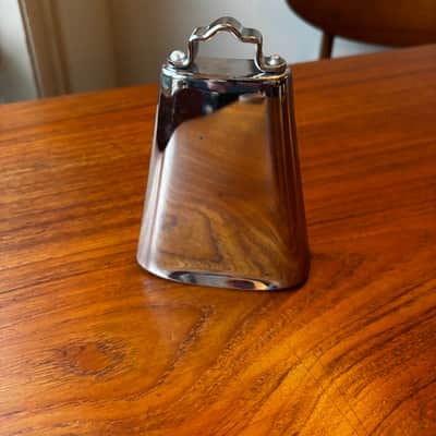 Vintage Japanese 4.75" Steel Cowbell MIJ Unmarked - See Video! image 4