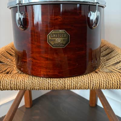 Gretsch Stop Sign 12" Concert tom 70’s/80’s - Mahogany image 1