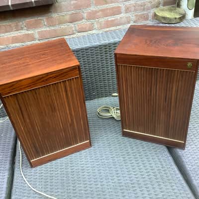 Svenska SINUS Swedish Design 60’s 70’s Sinus 1017 speakers loudspeakers Gorgeous wood look image 12