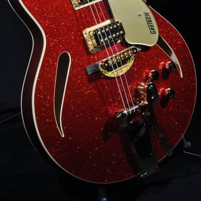 GRETSCH BALTO ROUNDUP G5422TG SSFSR RED SPARKLE GUITAR HARDSHELL INCLUDED image 2