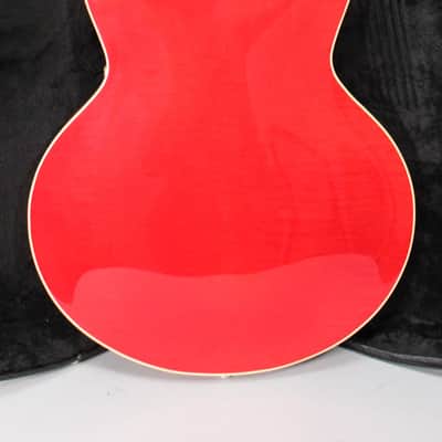 2018 Heritage H-535 Trans Red Semi-Hollow w/OHSC image 3
