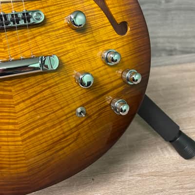 Carvin SH575 Semi-Hollow Electric Synth Access Guitar Piezo w/ Case #2818 image 8