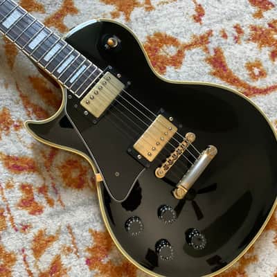 Orville by Gibson LPC-L/H Les Paul Custom Left Handed MIJ 1989 Ebony Japan image 3
