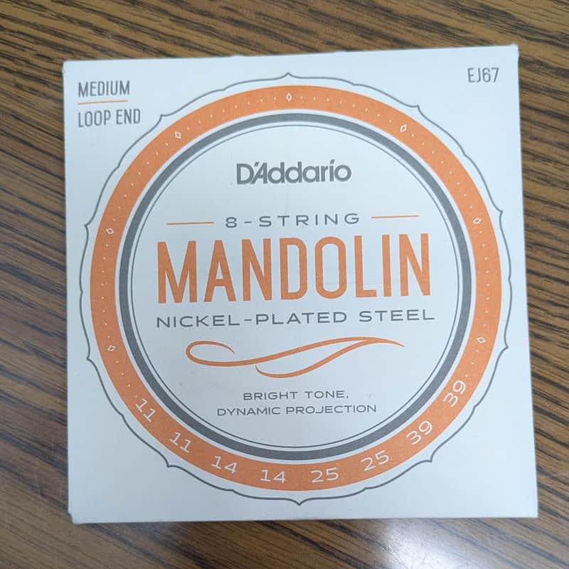 D'Addario EJ67 Nickel Mandolin Strings (.11 - .39) 2014 - 2020 - Standard image 1