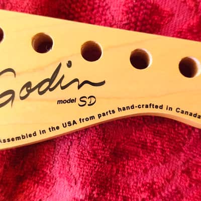 Godin SD Strat-Style Replacement Neck - NOS (Feb 2003) - 24 Frets, 24.75" Scale, Rosewood/Maple image 3