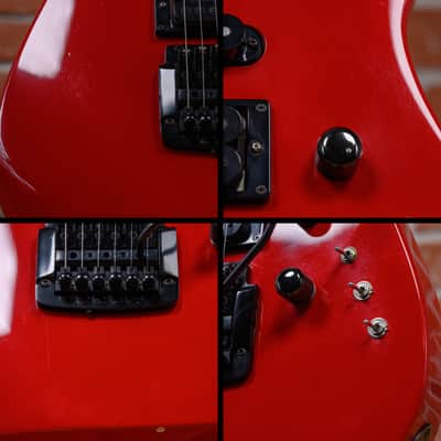 Jackson USA Custom Shop Soloist Student Ferrari Red 1985 w/Hard Shell Case image 17