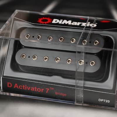 DiMarzio DP720BK D-Activator 7-String Bridge Humbucker - Black image 1