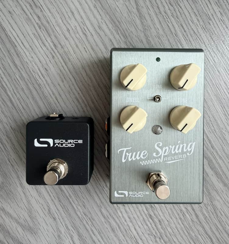 Source Audio True Spring Reverb with SA167 Tap Tempo 2018 - Grey image 1