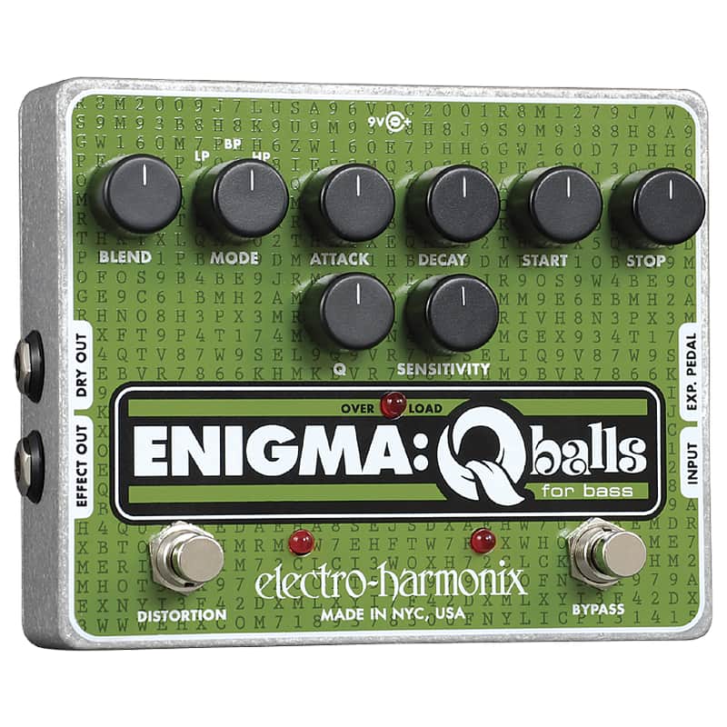 Electro-Harmonix Enigma Q-Balls Envelope Filter for Bass EHX Guitar Effects Pedal image 1