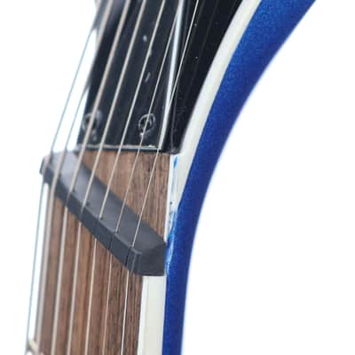 Jackson X Series Soloist Arch Top SLAT7 MS, Laurel Fingerboard, Metallic Blue, Pro Setup (A12) (43171) image 8