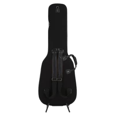 Harvest Fine Leather Black Buffalo & Canvas Electric Bass Guitar Gig Bag image 3