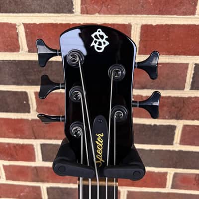 Spector NS Ethos HP 5-String, Solid Black Gloss, EMG 40DC Pickups, Darkglass Tone Capsule, Gig Bag image 5