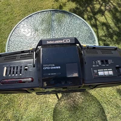 Sony CFS-DW 95 Rare Vintage Mint Boombox Warranty Tested Built-in Subwoofer 100V imagen 21