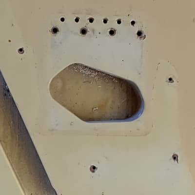1972 1973 Fender Telecaster Custom guitar body white image 4