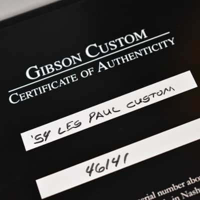 2026 Gibson Custom '54 Reissue Les Paul Staple Pickup | Ebony Finish W/OHSC image 2