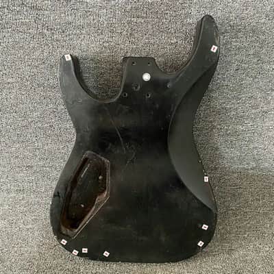Black Basswood HH DIY Project Guitar Body image 9