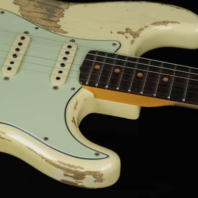 Fender Custom 1963 Stratocaster Super Heavy Relic Limited - AVW (#692) image 11