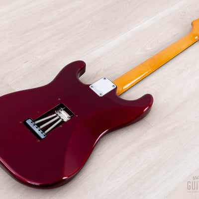 2016 Fender Japan Exclusive Classic '60s Stratocaster Texas Special Candy Apple Red, ST62-TX image 14