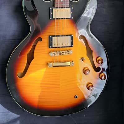 Epiphone Dot Deluxe VS - Flame Maple top image 1