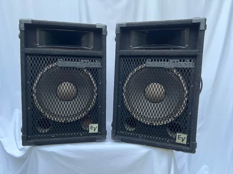 SoundTech 12" 2-Way Passive Speaker Pair w/Ultimate Stands image 1
