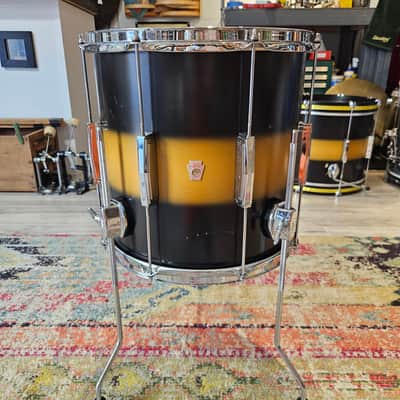 Ludwig Club Date USA 18-14-10" Maple/Poplar 7-ply Shells - Black/Gold Duco image 13