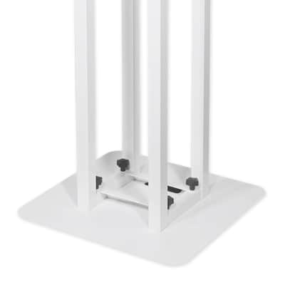 (1) Rockville White Adjustable Totem Speaker Stand For Rockville RPG12BT image 3