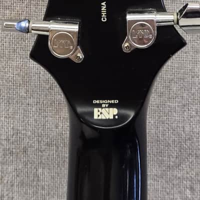 ESP LTD AX-50 Left-Handed Extreme Shaped Black Electric Guitar Ready To Play image 3