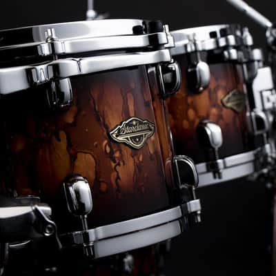 Tama WBST12R-MBR Starclassic Walnut/Birch Lacquer Rack Tom 12 - Molten Brown Burst image 6
