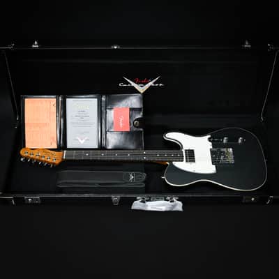 Fender Custom Shop American Custom Telecaster NOS- Aged Charcoal Frost Metallic/ Aged Black Back & Sides 2023 (XN16552) image 5