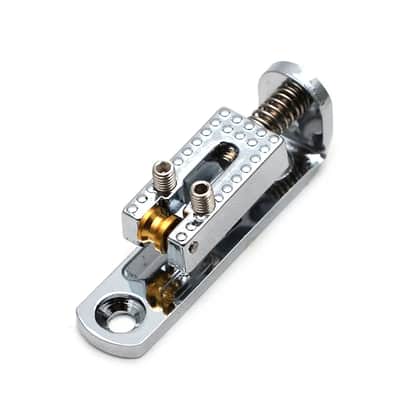 Chrome 4 String Single String Roller Saddles Bridge image 5