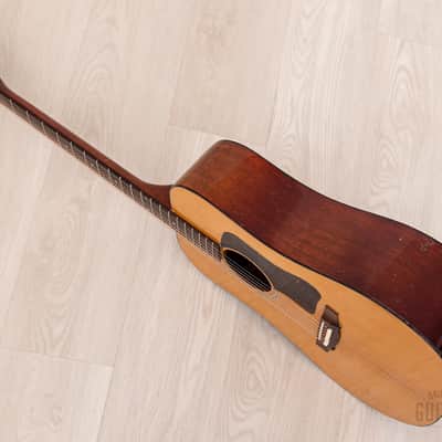 1969 Guild D-35 NT Vintage Dreadnought Acoustic Guitar w/ Case & Hangtag, Hoboken image 13