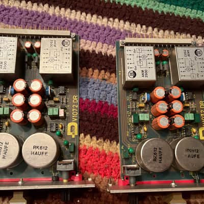 Telefunken/Tab/Siemens/Delta Systems V1072 DR preamp pair Telefunken image 2