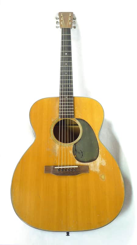 1944 Martin 000-18 Natural Acoustic Guitar in Original Natural Finish image 1