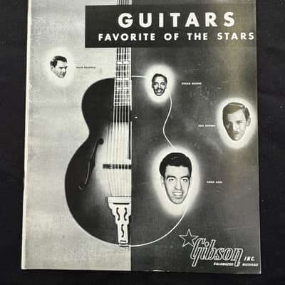 Gibson Late 40's Catalog Reprint 1992 L-5 7 50 J-45 LG-2 Southern Jumbo A-50 ES-300 150 125 Southerner image 1