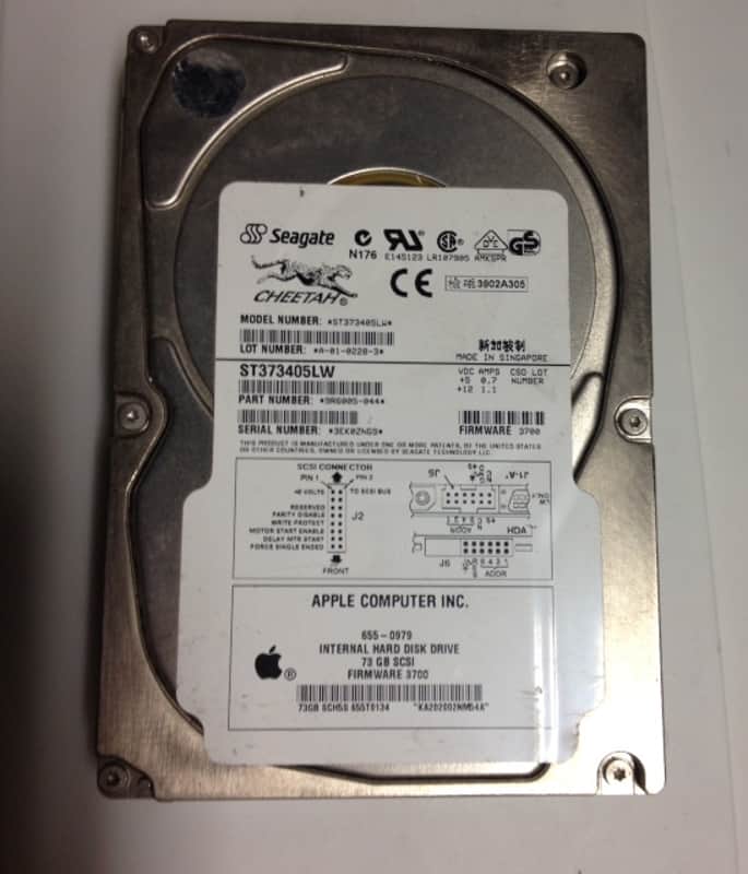 6 Seagate SCSI drives, 73, 36, & 18GB LW image 1