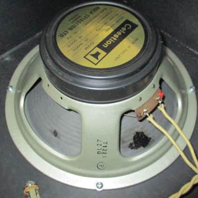 1978 Celestion Blackback G12M; 25 watt; 75hz; 16ohm; 1777 cone repaired #1 image 10