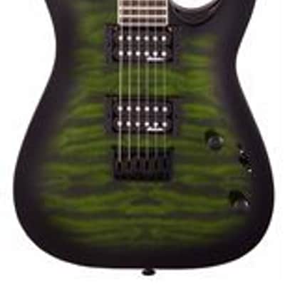 Jackson JS Dinky JS32Q DKAHT Trans Green Burst image 2