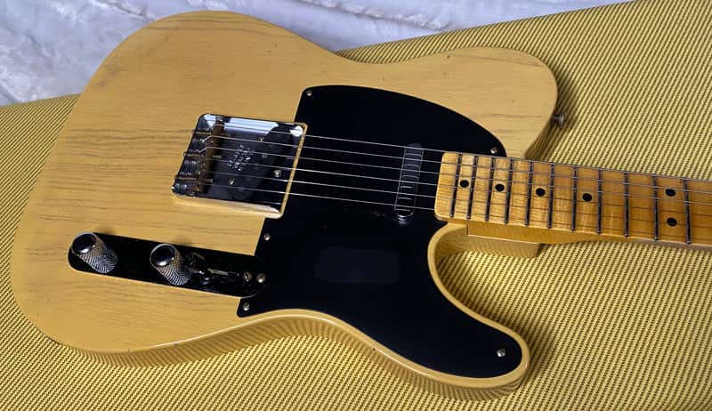 NEW! Fender Custom Shop 1951 Telecaster Journeyman Relic - Aged NoCaster Blonde - 7.2lbs - Authorized Dealer - G07112 image 1