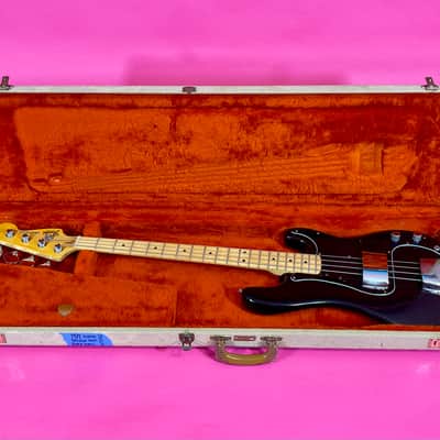 Fender Precision Bass 1979 1981 - Black 100% original clean! image 25