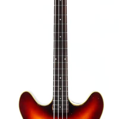 1965 Guild Starfire Bass Sunburst Hagstrom Bi-Sonic Pickup, Sounds Great! image 6