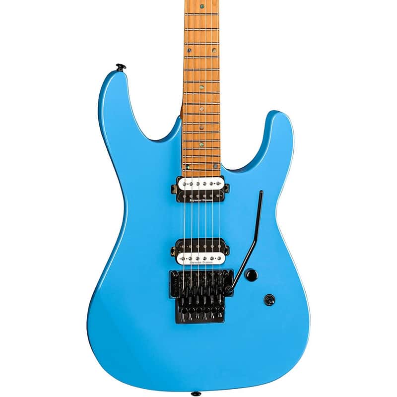 Dean MD 24 Roasted Maple with Floyd Electric Guitar Regular Vintage Blue image 1