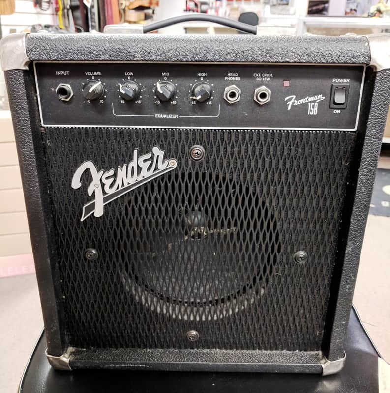 Fender Frontman 15B Guitar Bass Combo Amp Amplifier, 6.5” Speaker, Pre-Rumbles image 1