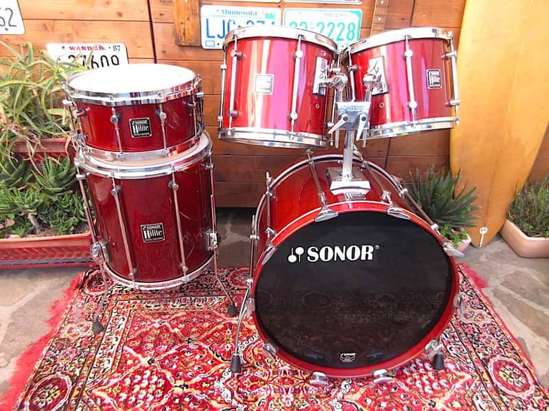 SONOR Hilite Red Maple, 1990s. image 1