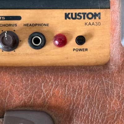 Kustom KAA30 1x10 30 Watt Solid State Acoustic Combo Amp image 4
