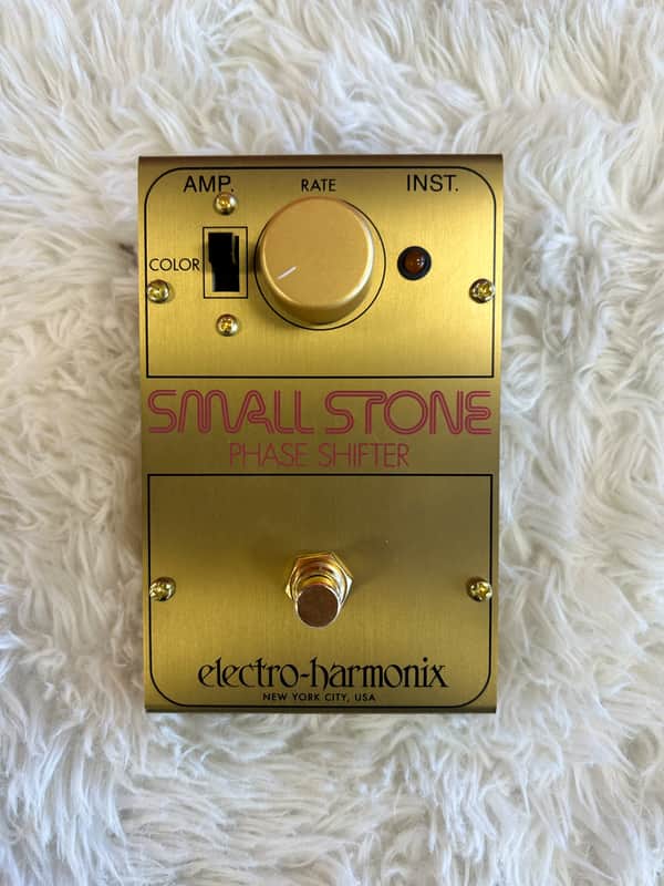 Electro-Harmonix Golden Small Stone Phase Shifter 2024 - Gold image 1