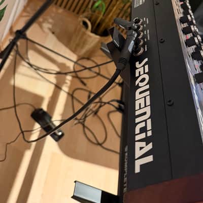 Sequential Prophet Rev2 61-Key 8-Voice Polyphonic Synthesizer 2018 - Present - Black with Wood Sides image 3