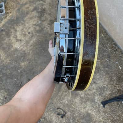 Gibson RB-180 1960s long neck banjo resonator closed back image 21