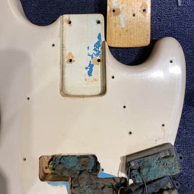 Fender Mustang Bass White 1966 image 9