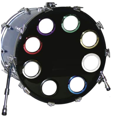BASS DRUM O´S BD-Fell Verstõrkungsring 6" Black, HBL7 - Accessory for Drumhead image 1