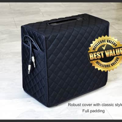 Combo Amp Cover SUPRO dual tone 1624 T reissue Classic black cover full padding image 1